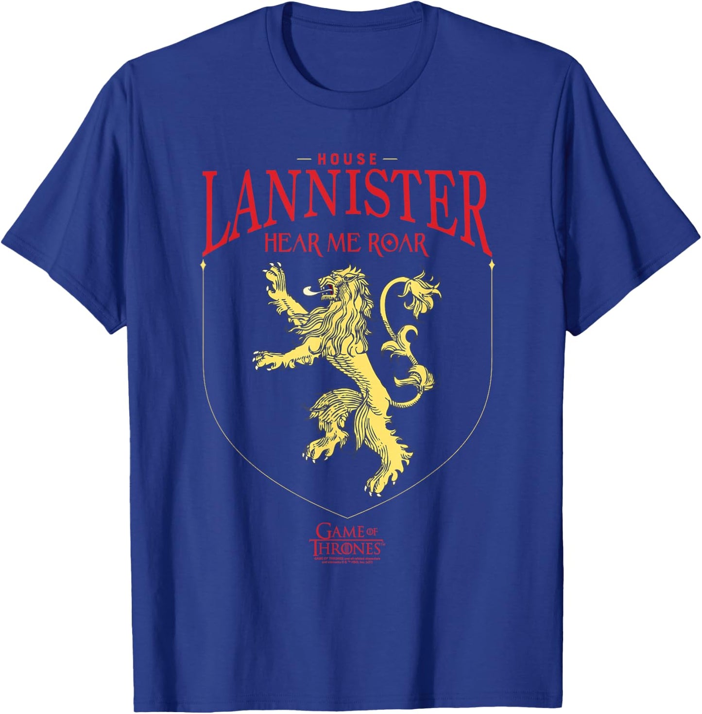 Game of Thrones House Lannister Sigil T-Shirt - T-Shirt | Royal