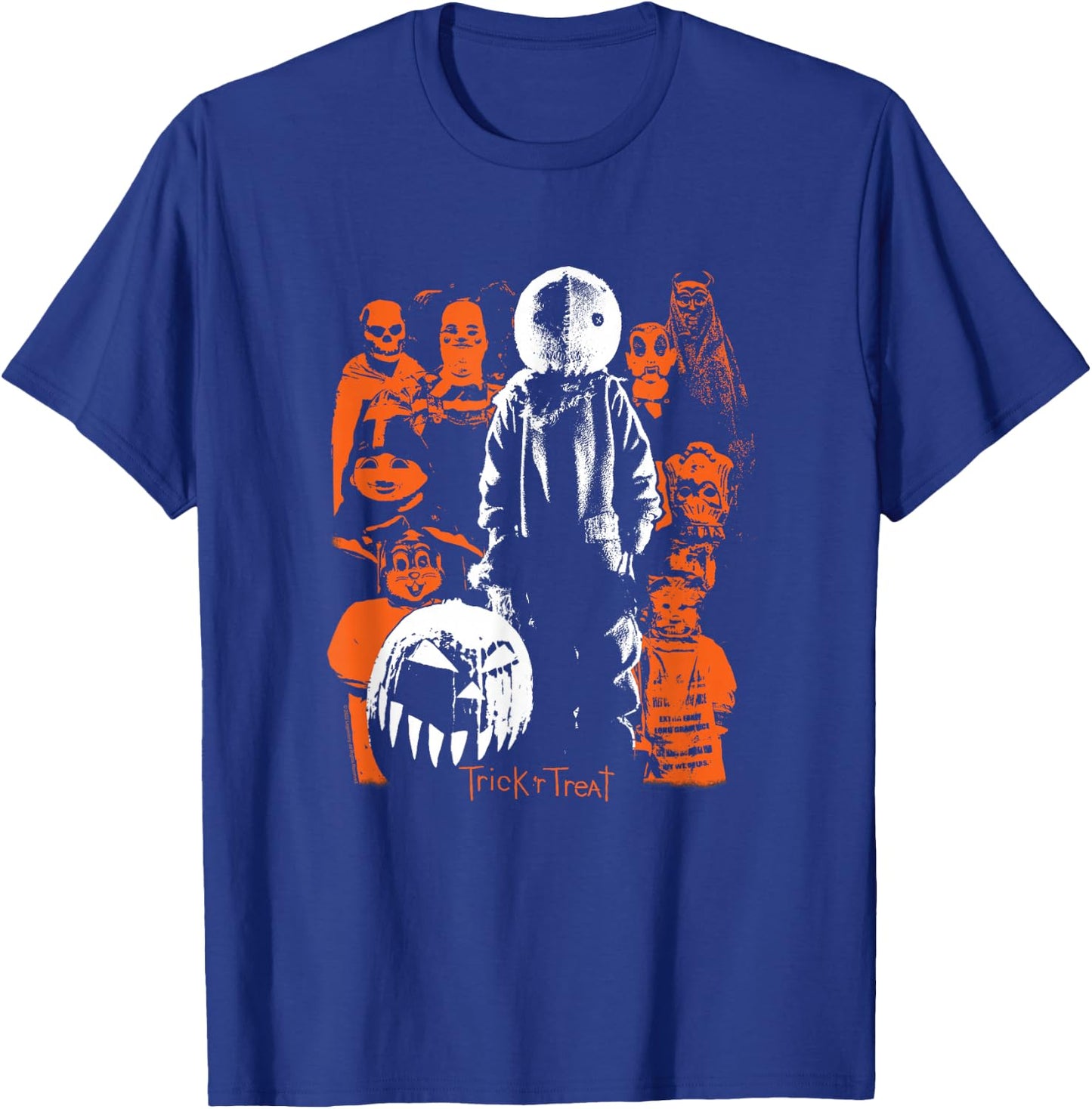 Trick r Treat Sam Collage T-Shirt - T-Shirt | Royal