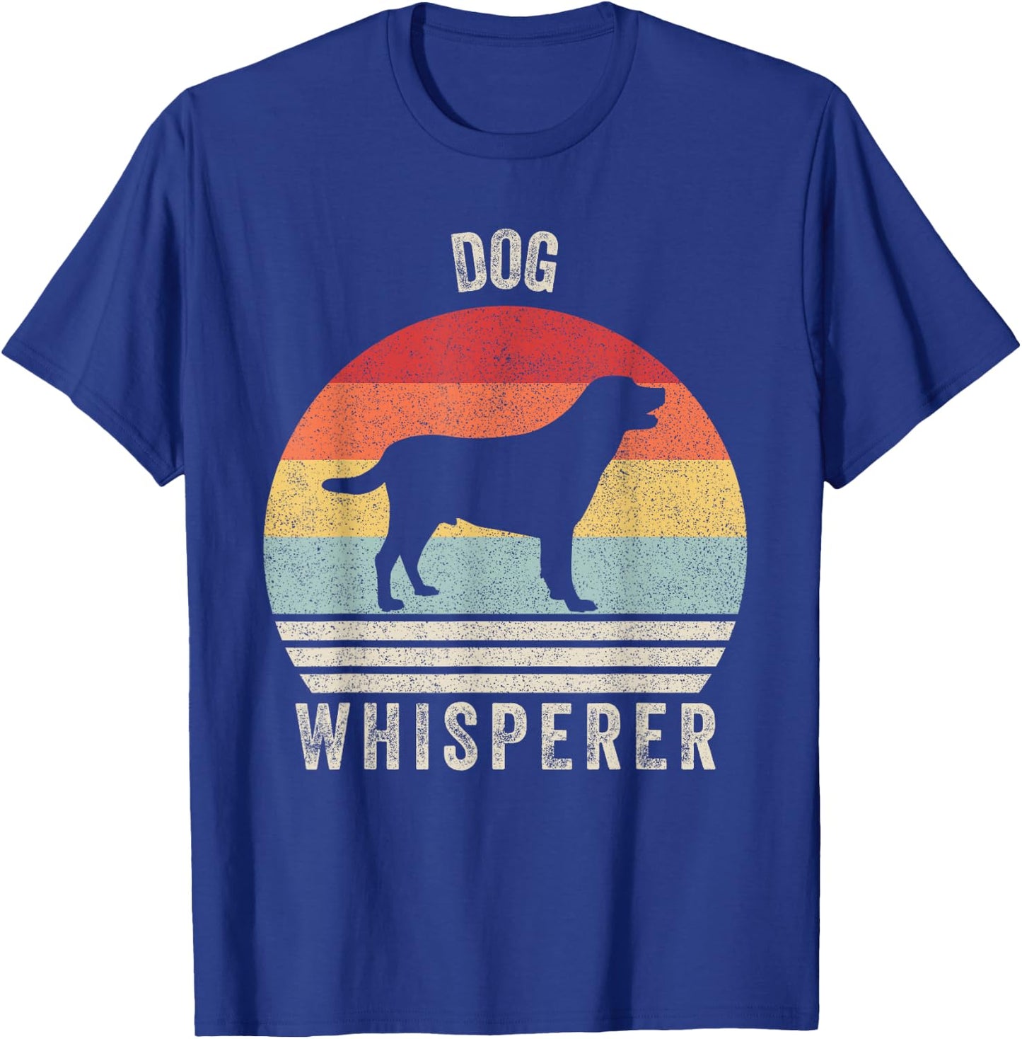 Vintage Retro Dog Whisperer Shirt Funny Dog T-Shirt - T-Shirt | Royal