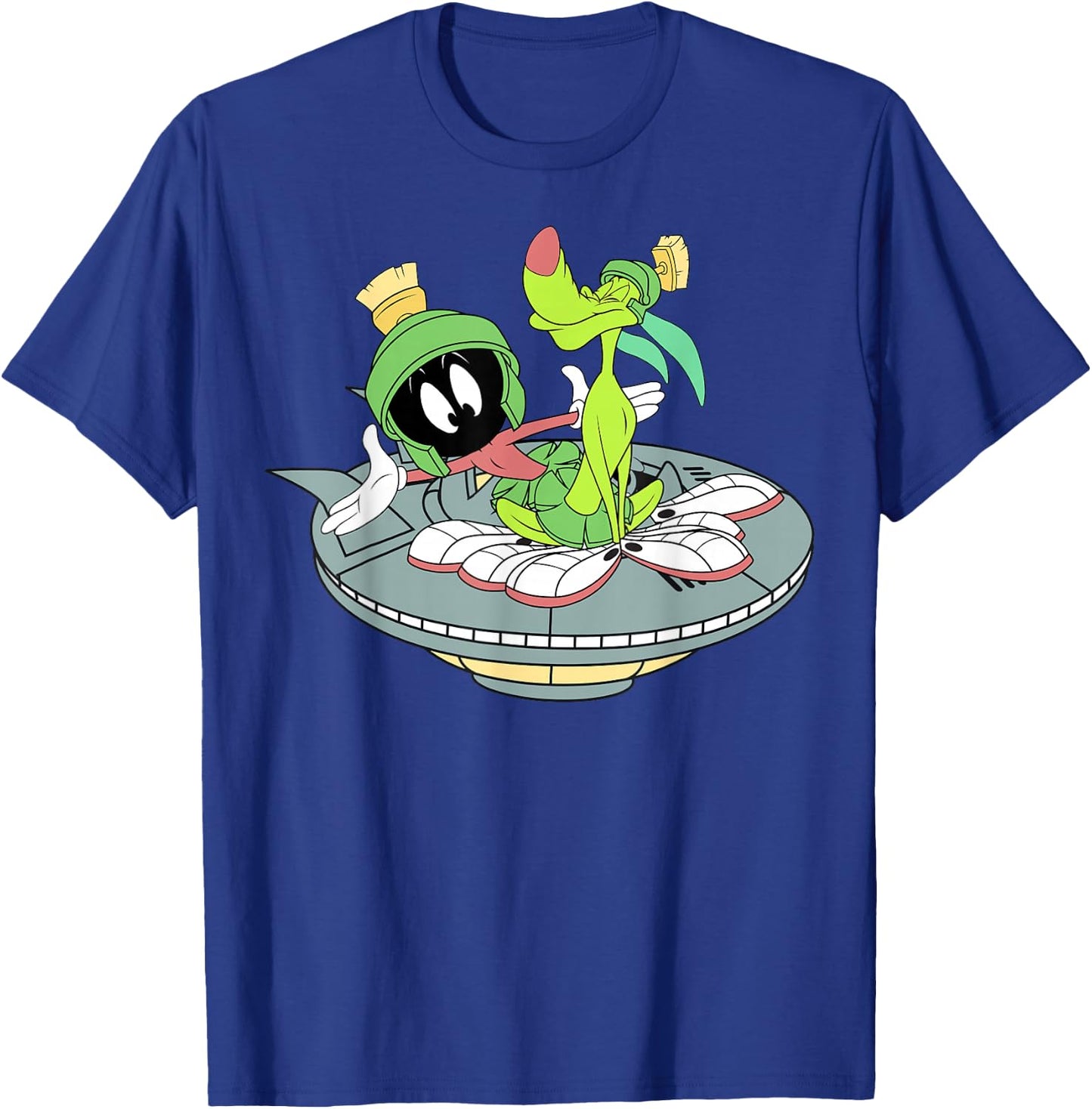 Looney Tunes Marvin The Martian & K-9 Flight T-Shirt - T-Shirt | Royal