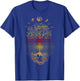 Phases of the Moon Retro 60's 70's Vibe Tree of Life T-Shirt - T-Shirt | Royal