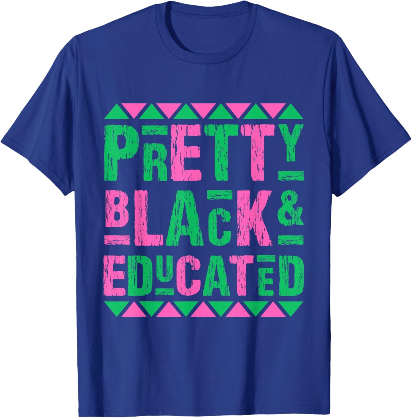 Vintage Alpha Pretty Black And Educated Alpha Hand Sign 1908 T-Shirt - T-Shirt | Royal