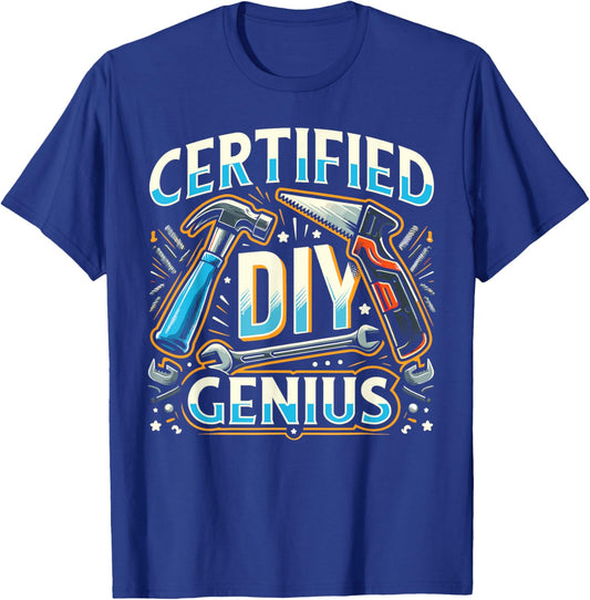 Renovation Remodel DIY Lovers Home Improvement T-Shirt - T-Shirt | Royal