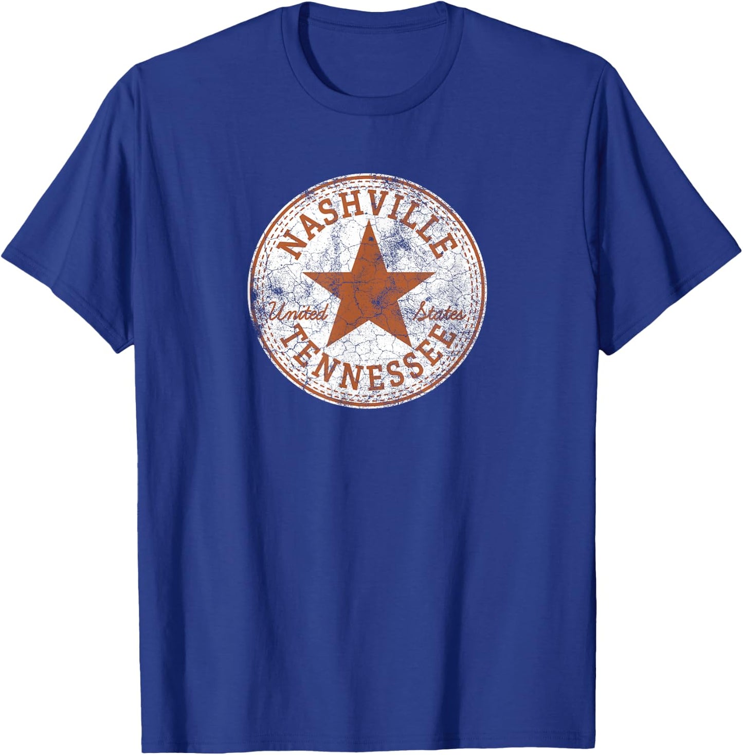 Nashville Tennessee Country Music City United States Outfit T-Shirt - T-Shirt | Royal