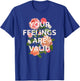 Mental Health Awareness Month Your Feelings Are Valid T-Shirt - T-Shirt | Royal