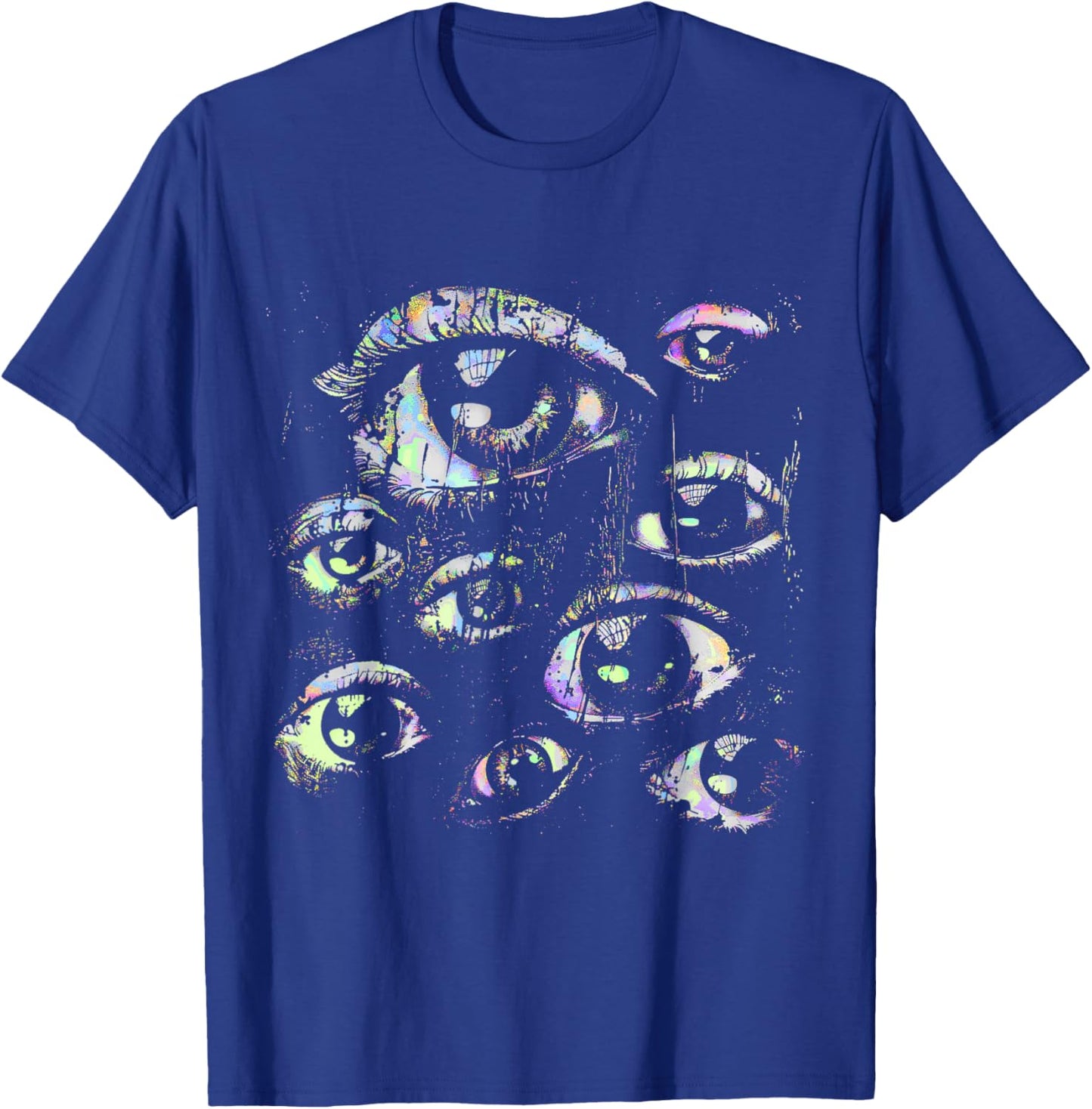 Eyes Pastel Goth Weird Grunge Alt Y2K Odd Strange Aesthetic T-Shirt - T-Shirt | Royal