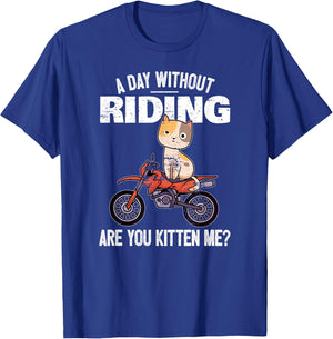 Motocross Rider Motocross Bike Motorcycle I Kitten Cat Women T-Shirt - T-Shirt | Royal