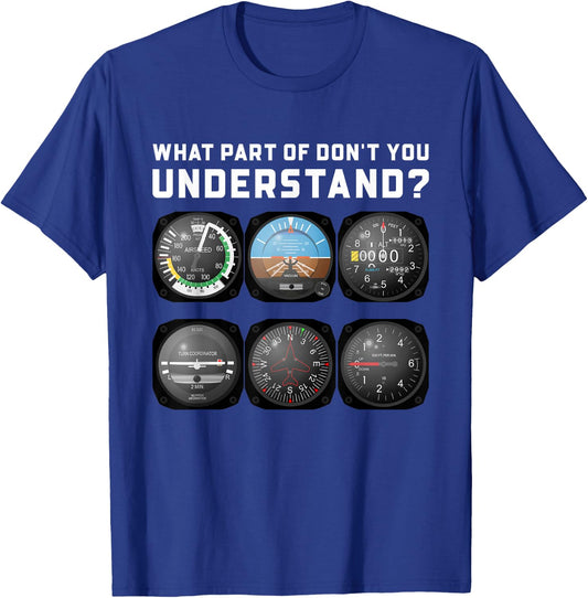 Pilot Aviation Gift Aircraft Apparel -Adults Black Cotton 60% Polyester 40% Modern Aviation Aviation Small Short Sleeve Classic Fit Pull On T-Shirt - T-Shirt | Royal