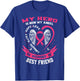 My Hero Is Now My Angel Best Friend Breast Cancer Awareness T-Shirt - T-Shirt | Royal