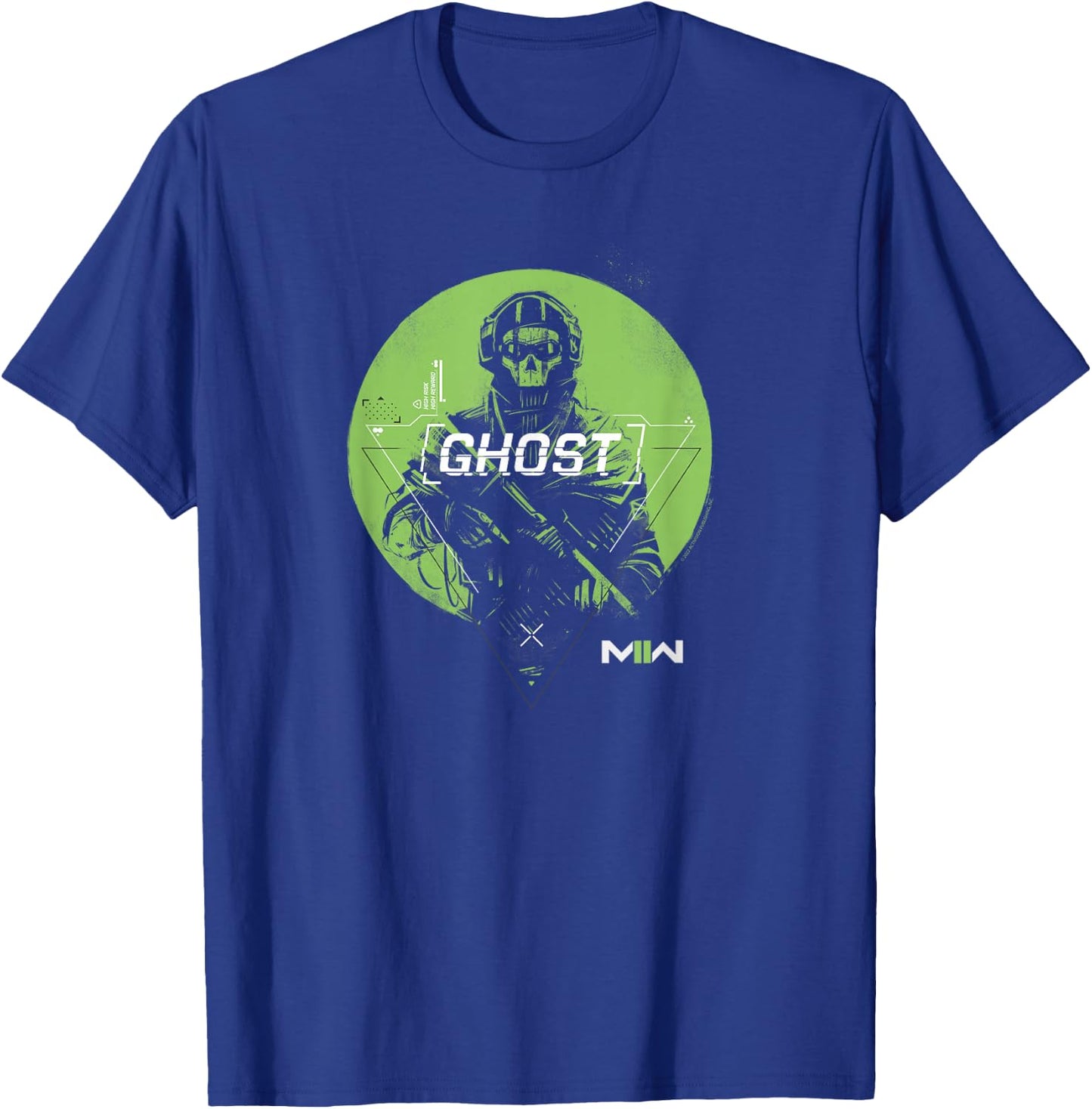 Call of Duty Green Ghost Soldier Gaming T-Shirt - T-Shirt | Royal