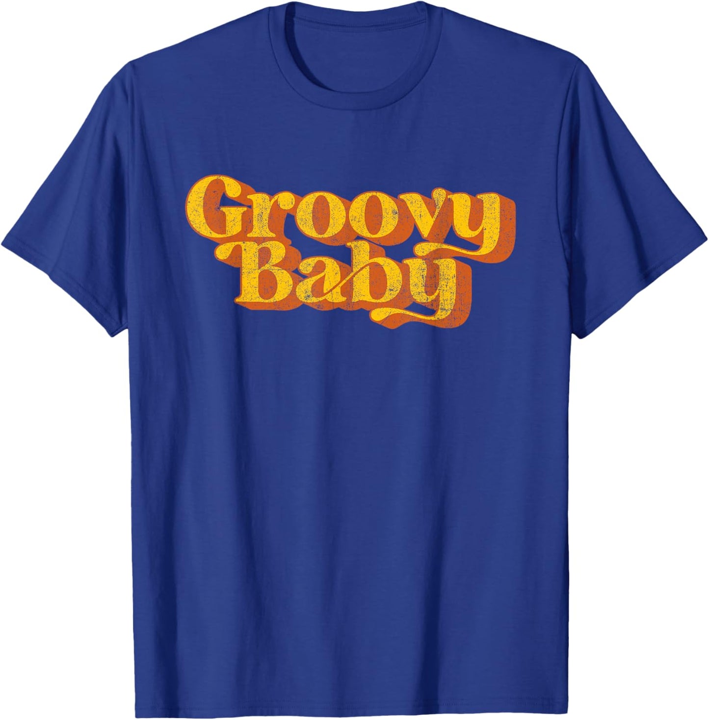 Retro Groovy Baby Funny Disco Vintage 60's 70s Party Costume T-Shirt - T-Shirt | Royal