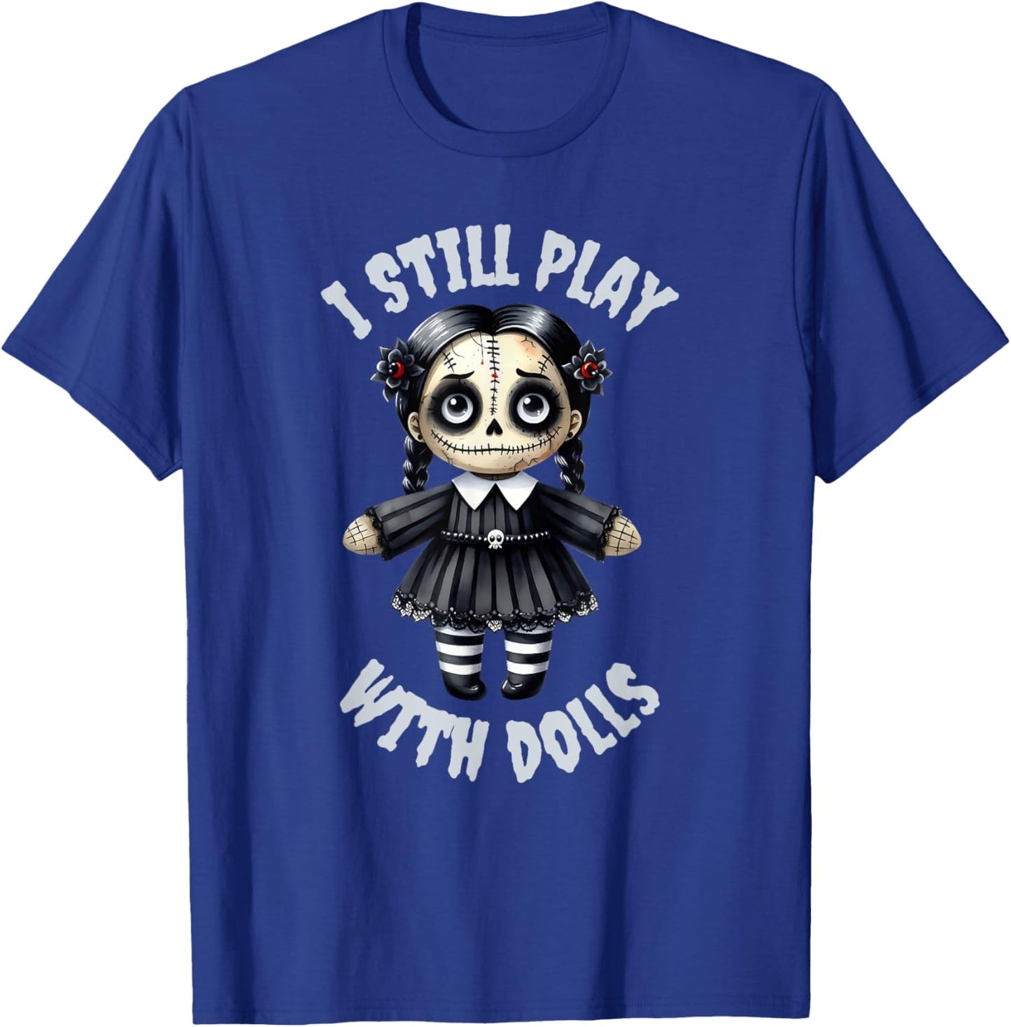 VooDoo Doll Graphic Halloween Costume T-Shirt - T-Shirt | Royal