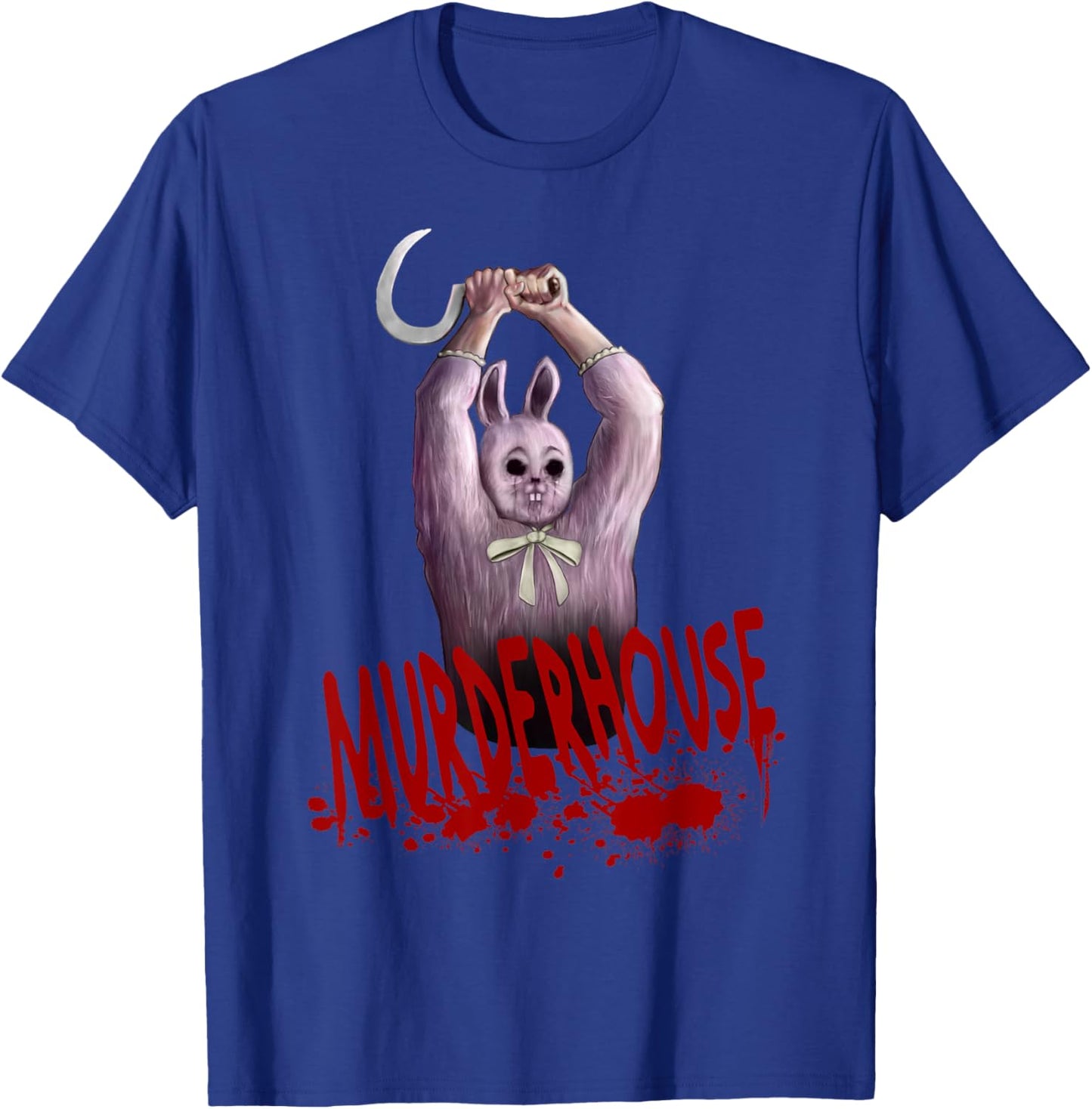 Murder House Easter Bunny Survival Horror Game Maniac T-Shirt - T-Shirt | Royal
