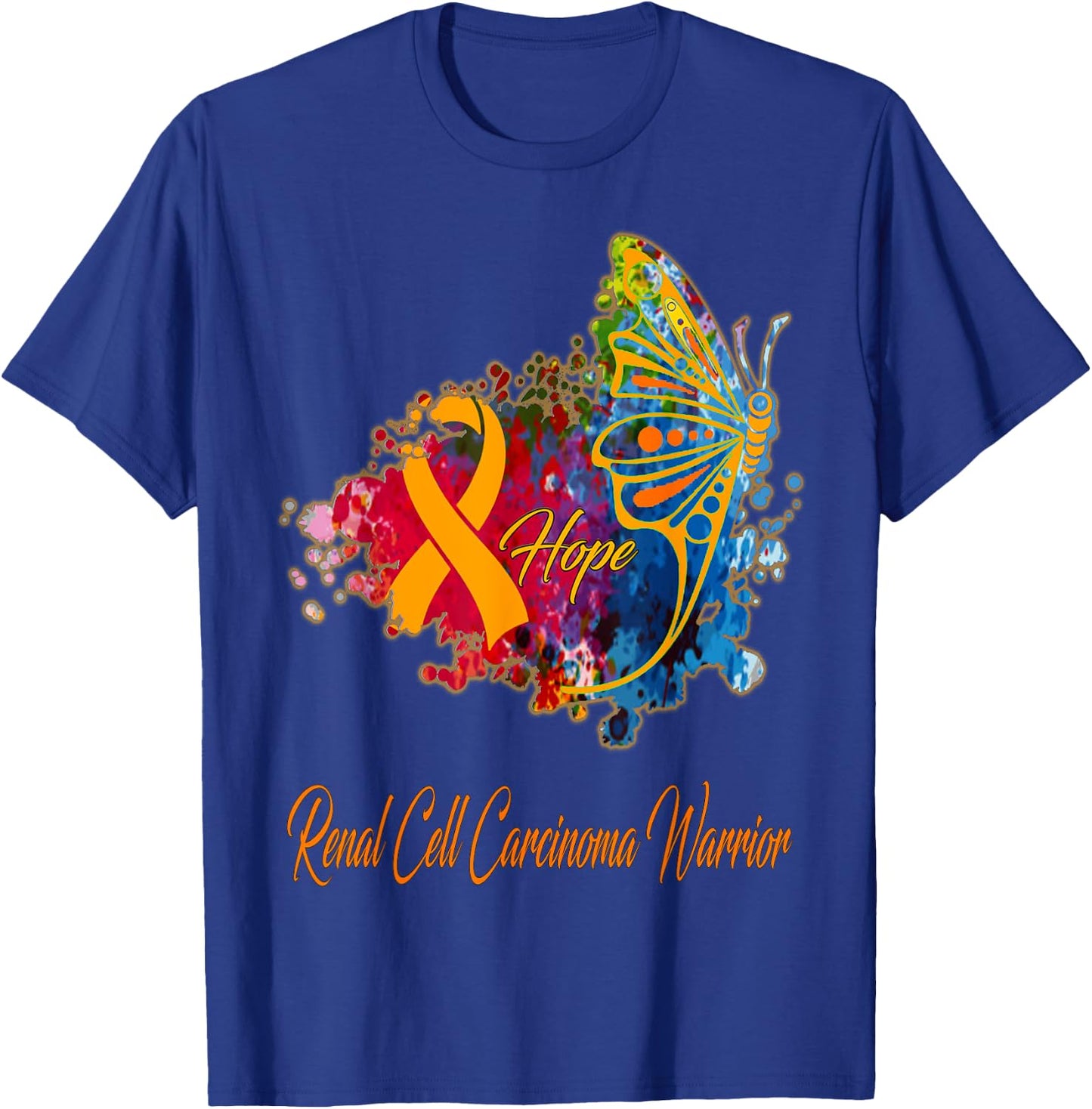 Renal Cell Carcinoma Awareness T-Shirt - T-Shirt | Royal