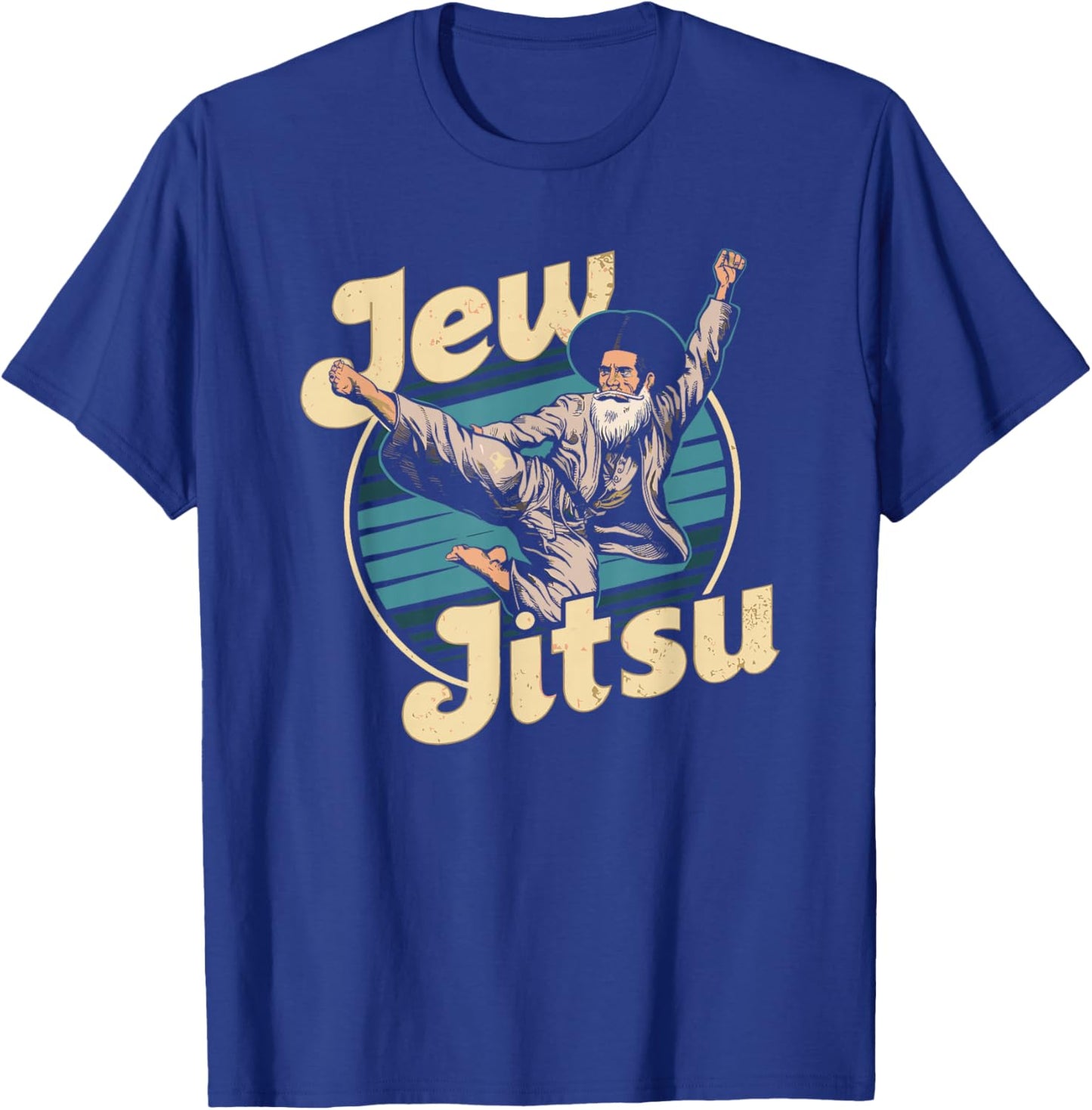 Jewish Karate Jitsu Hanukkah Jiu Jitsu Martial Arts Dance T-Shirt - T-Shirt | Royal