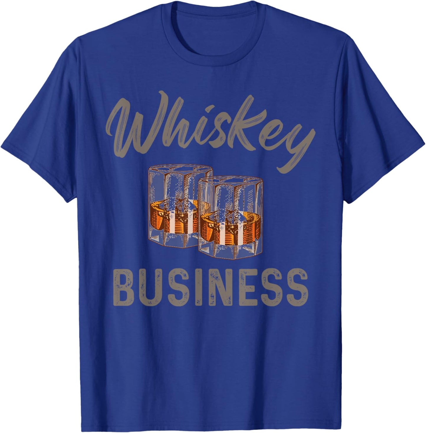 Whiskey Business Cool Drinking Lover Weekend Forecast Dad T-Shirt - T-Shirt | Royal