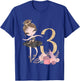 3rd Birthday Ballerina Dancer Ballet Tutu Toddler Girl Three T-Shirt - T-Shirt | Royal