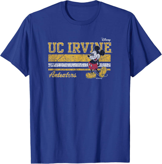 Cal Irvine Anteaters Mickey Mouse Vintage Navy T-Shirt - T-Shirt | Royal