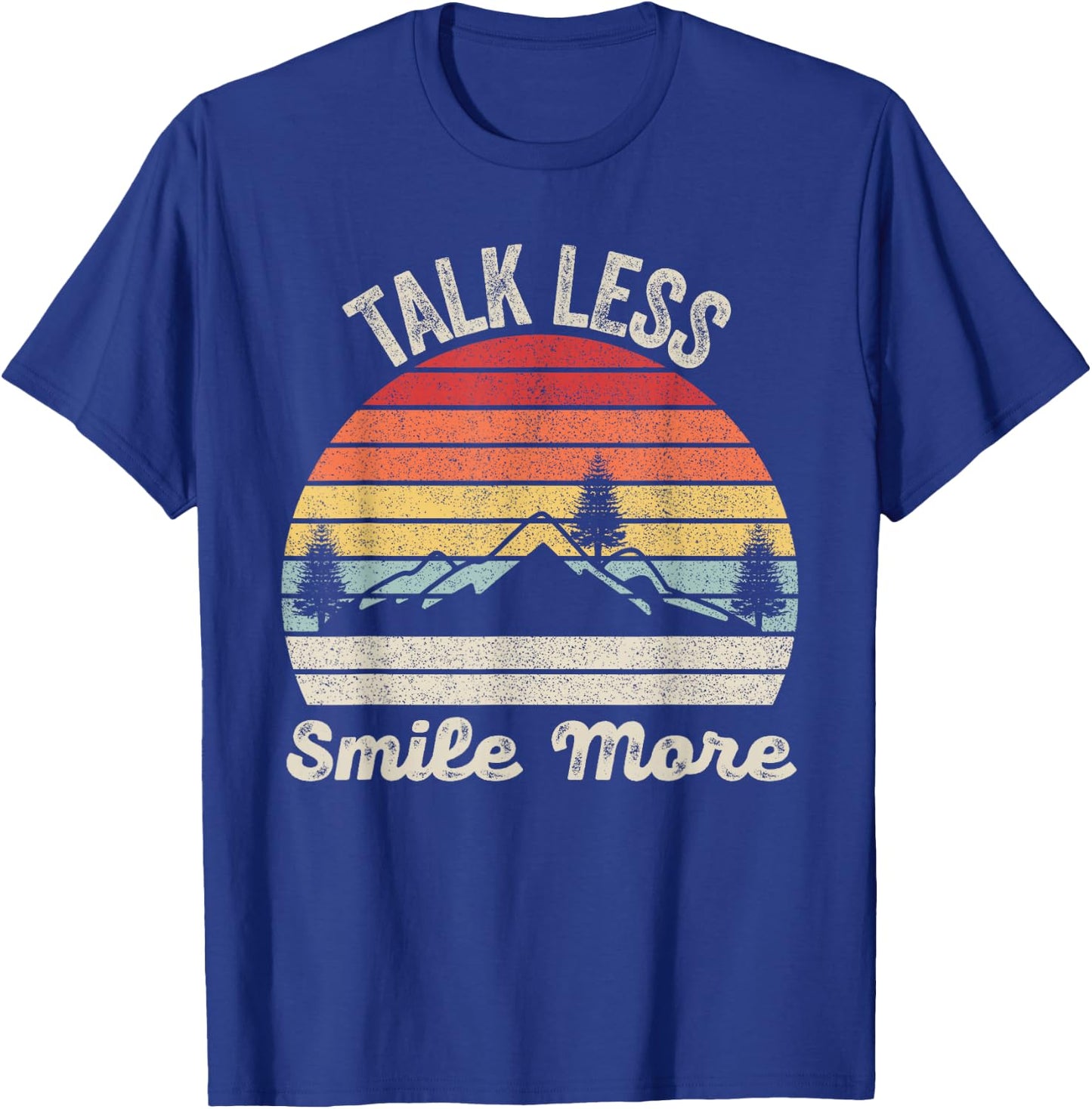 Retro Talk Less Smile More Shirt Historic Hamilton Quote T-Shirt - T-Shirt | Royal