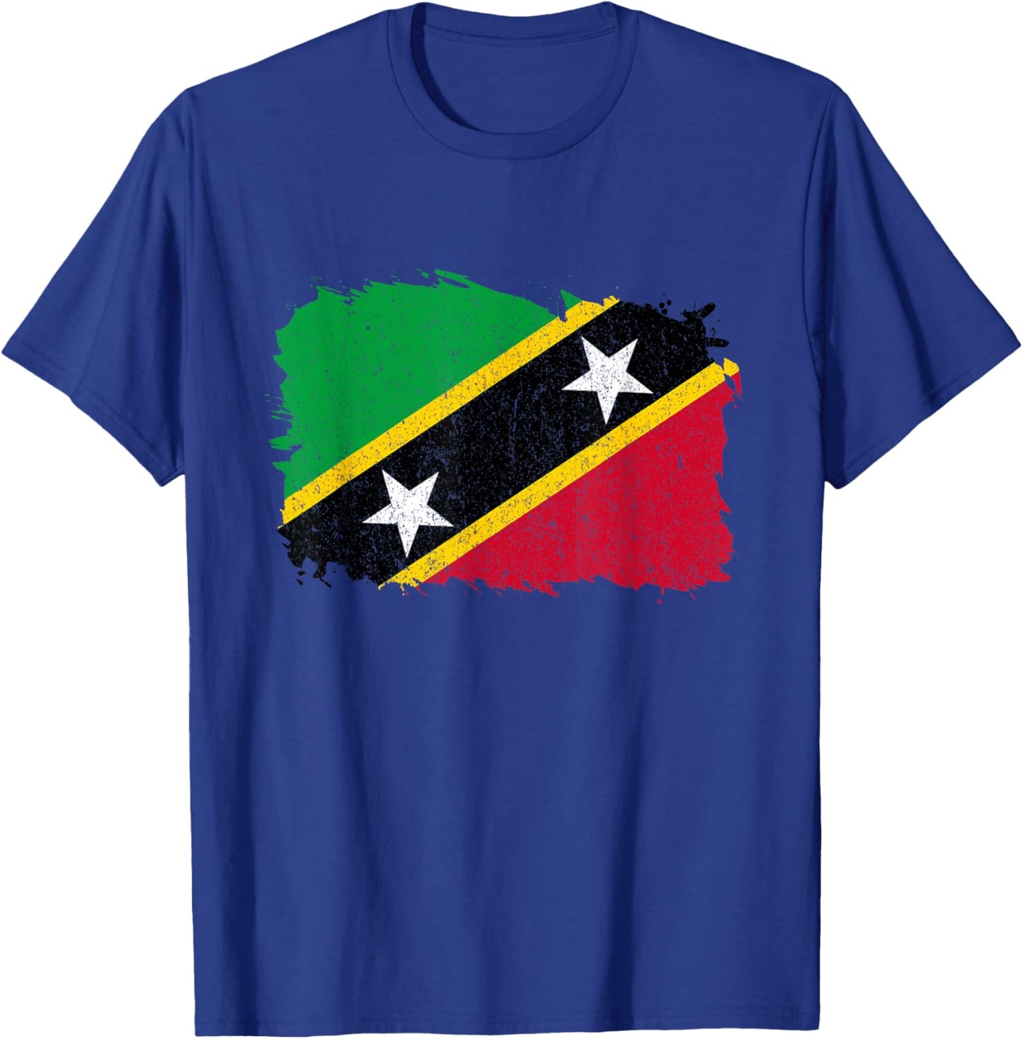Saint Kitts and Nevis Nevisian Pride Vintage Nevisian Flag T-Shirt - T-Shirt | Royal