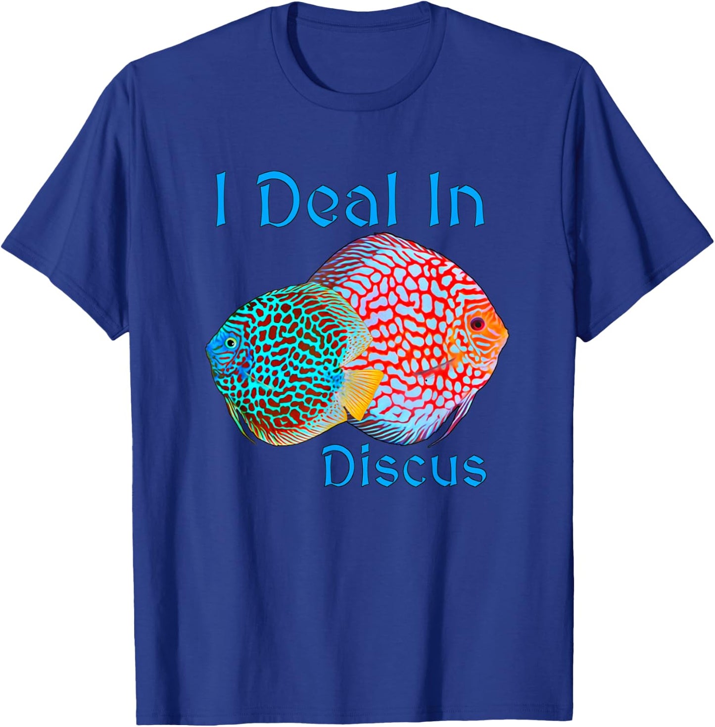Discus Fish Breeder Seller Aquarium Keeper Gift T-Shirt - T-Shirt | Royal