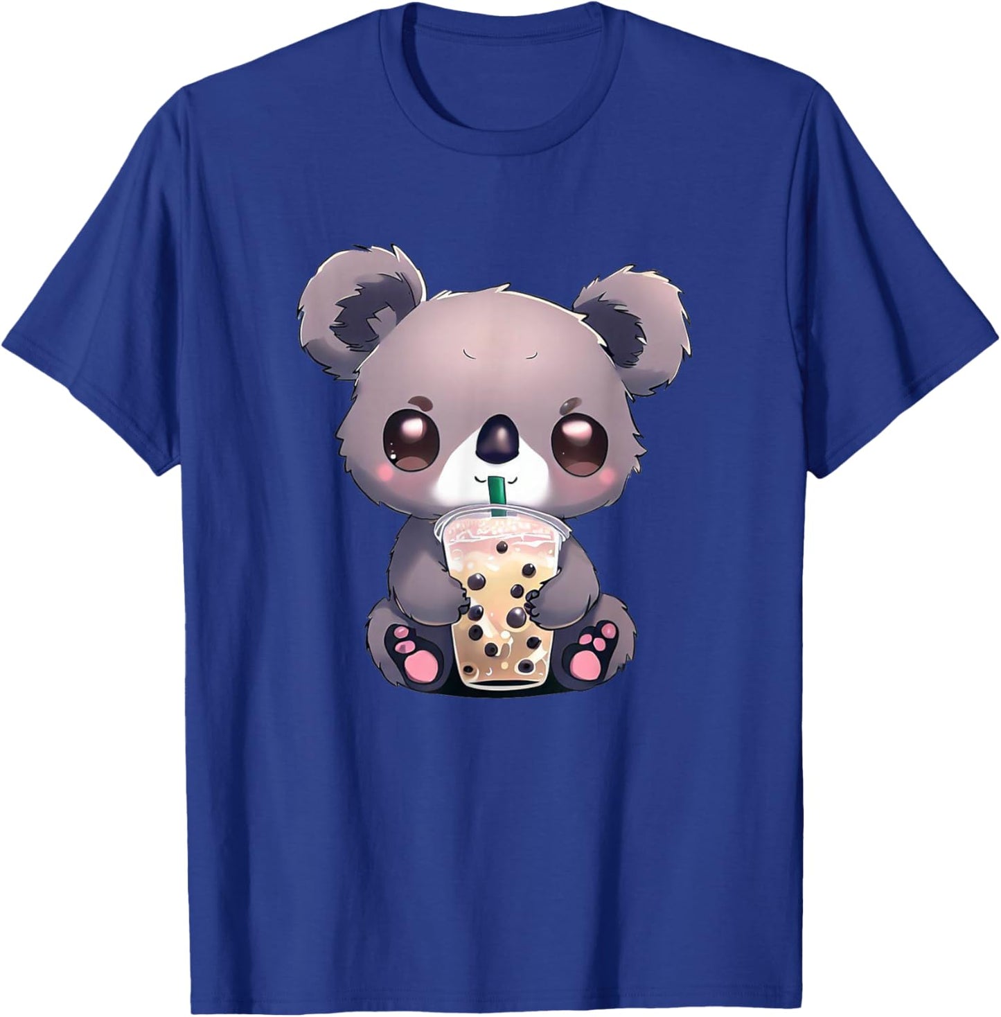 Kawaii Koala Boba Bubble Tea Cute Animal Lover Boys Girls T-Shirt - T-Shirt | Royal