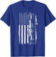 Catfish American Flag Patriotic Fishing T-Shirt - T-Shirt | Royal
