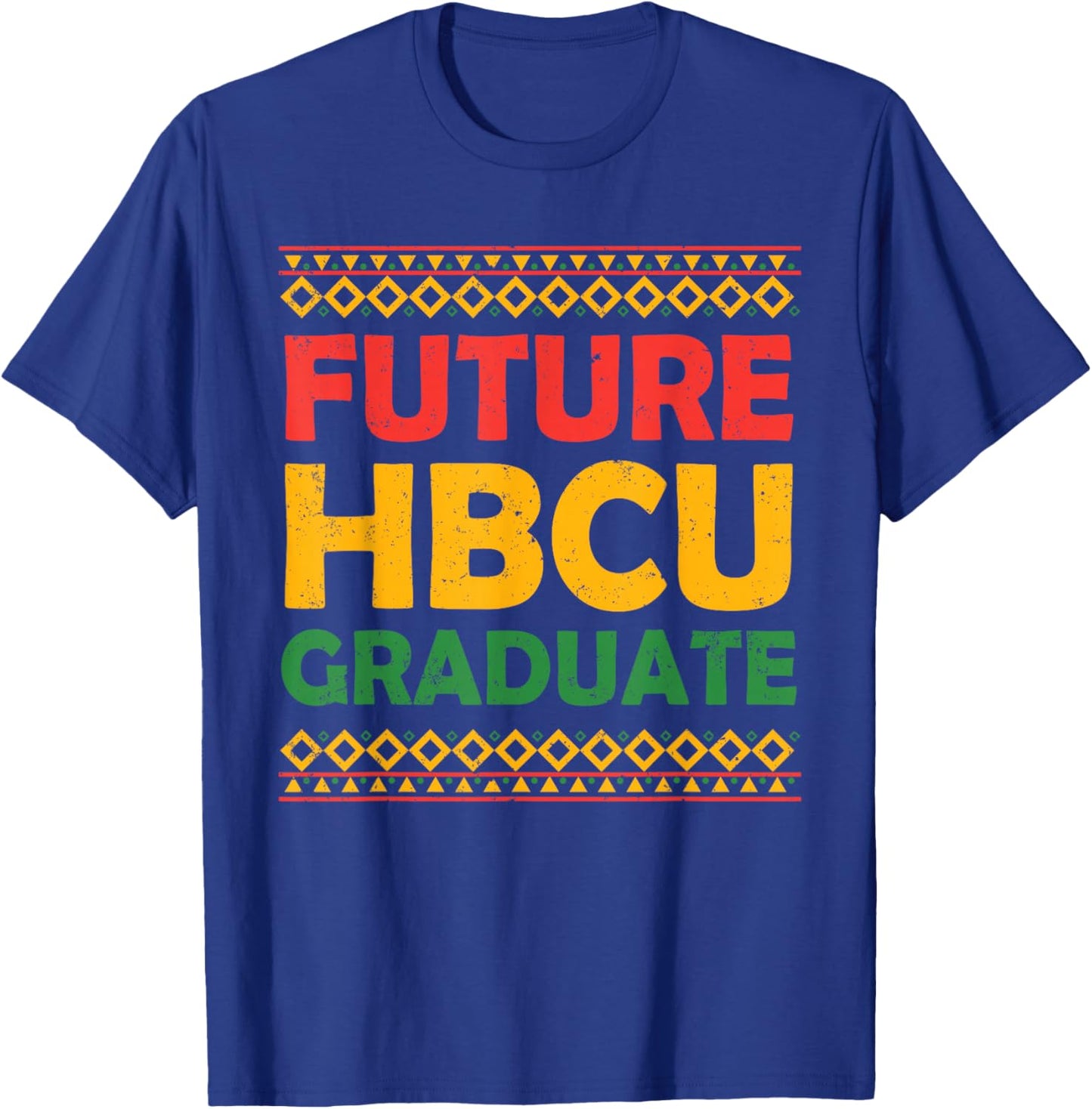 Future HBCU Grad Kids Graduate Black Student T-Shirt - T-Shirt | Royal