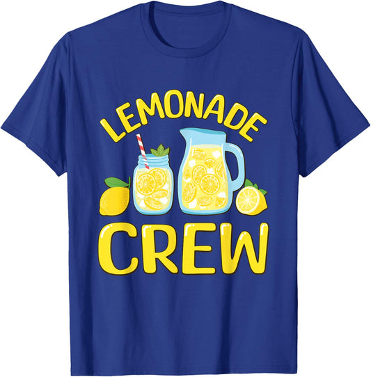 Lemonade Crew , Small, Black T-Shirt - T-Shirt | Royal