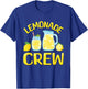 Lemonade Crew , Small, Black T-Shirt - T-Shirt | Royal