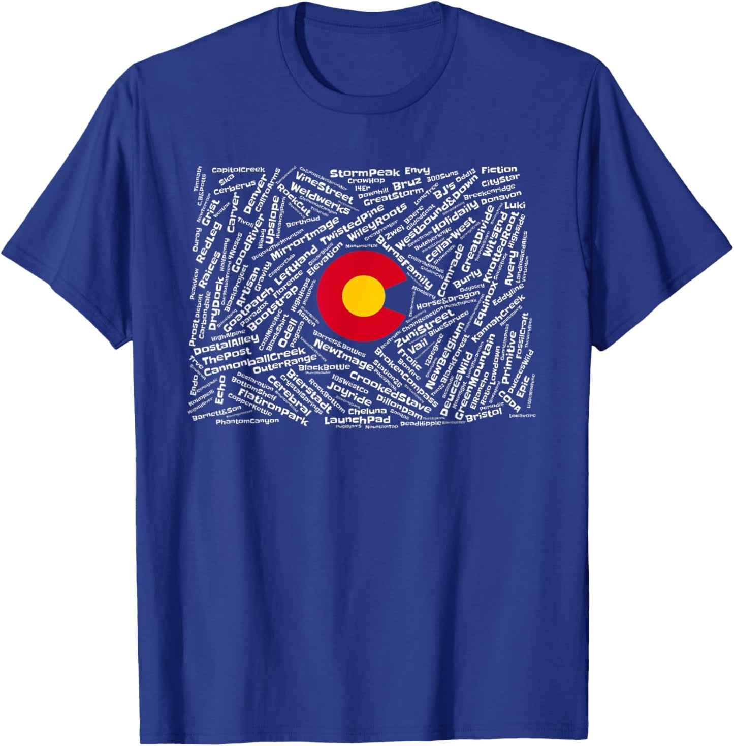 Colorado Breweries T-Shirt - T-Shirt | Royal