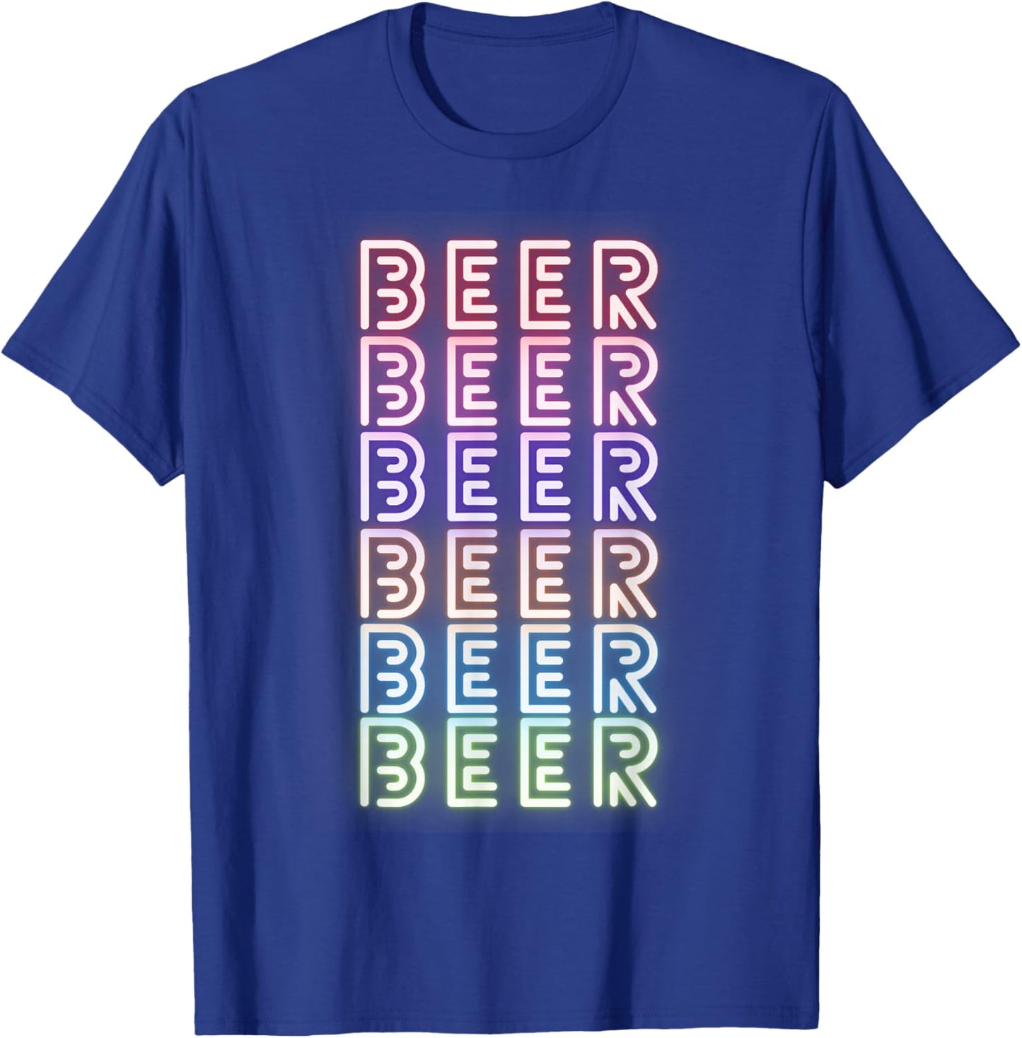 Funny Beer Retro Vintage Alcohol Beer Drinking T-Shirt - T-Shirt | Royal