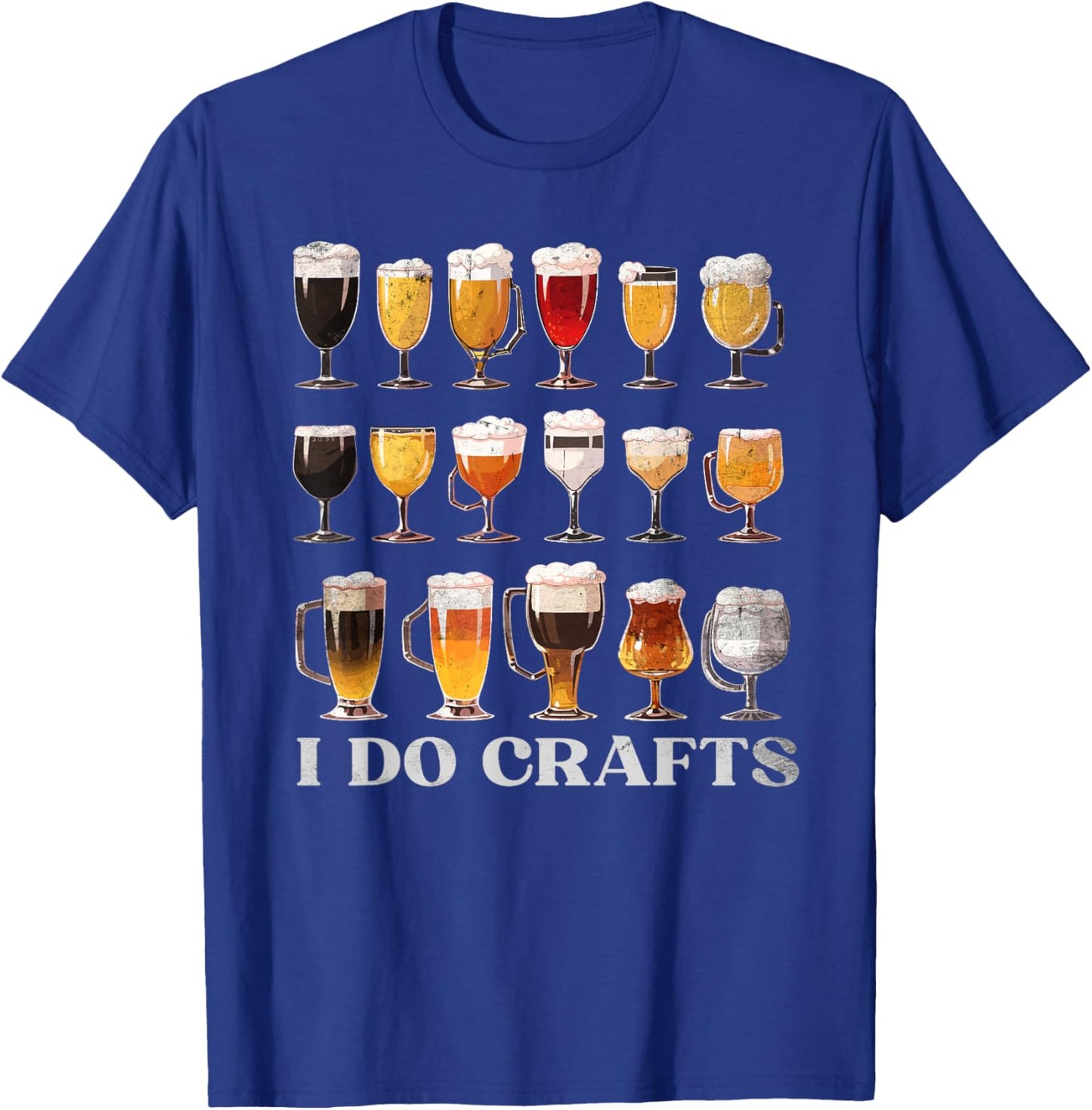 Craft Beer Vintage - I Do Crafts Home Brew Costume T-Shirt - T-Shirt | Royal
