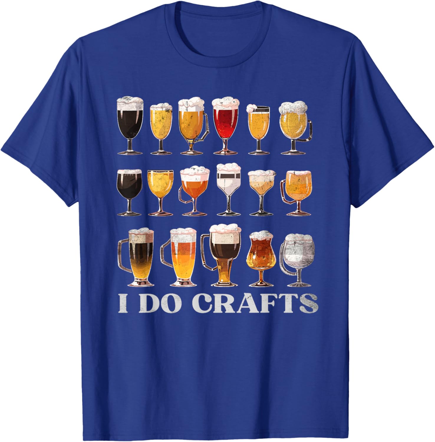 Craft Beer Vintage - I Do Crafts Home Brew Costume T-Shirt - T-Shirt | Royal