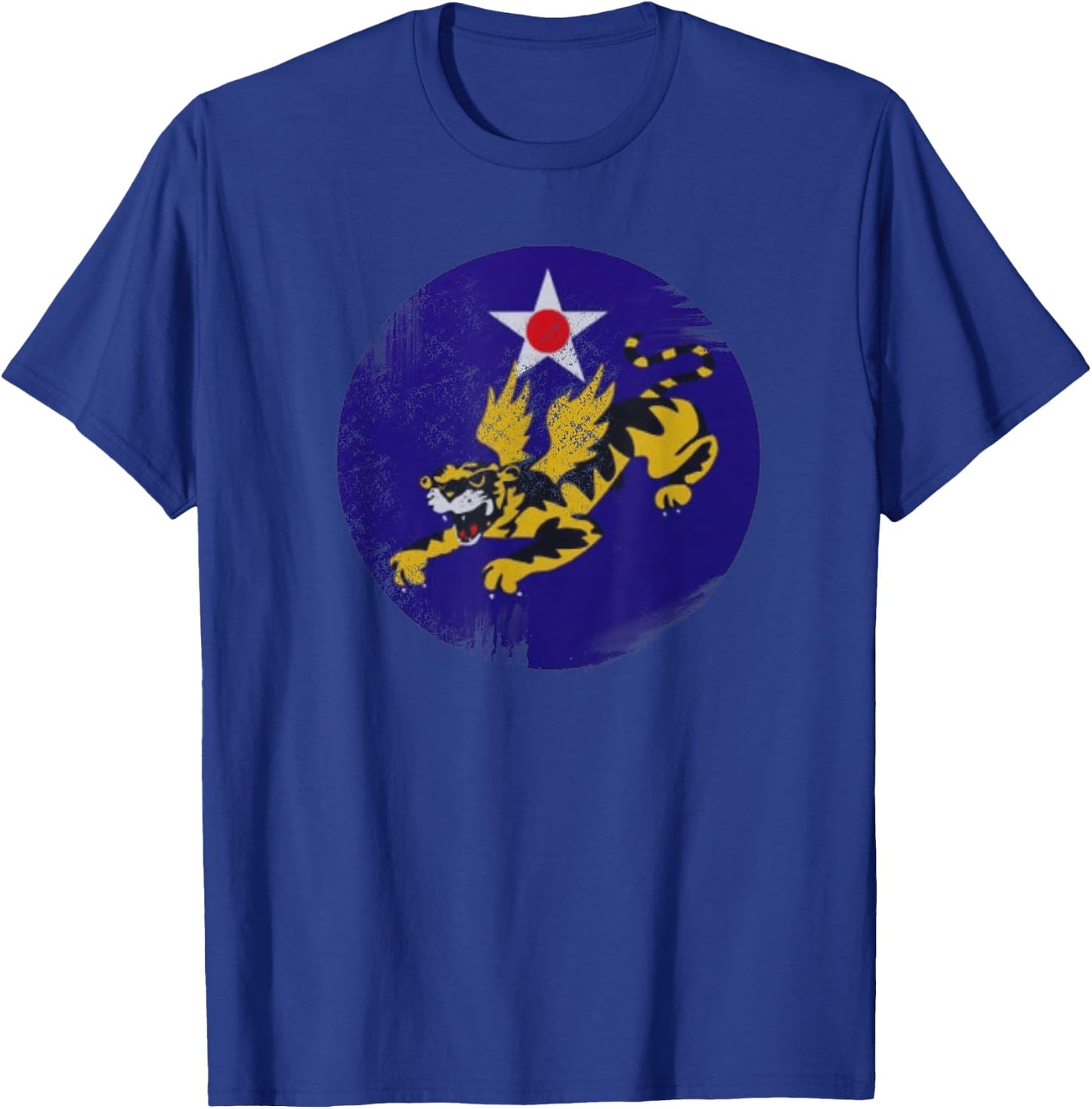 Flying Tigers 14th Space Command Vandenberg T-Shirt - T-Shirt | Royal