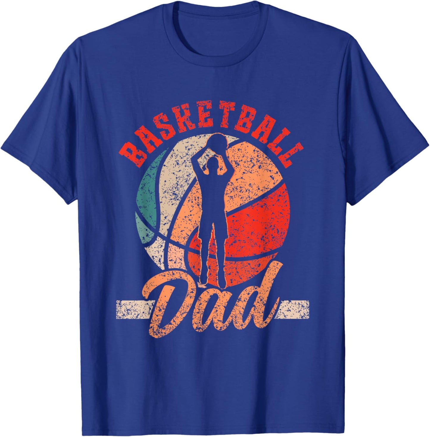 Basketball Father Basketball Player Dads Basketball Dad T-Shirt - T-Shirt | Royal