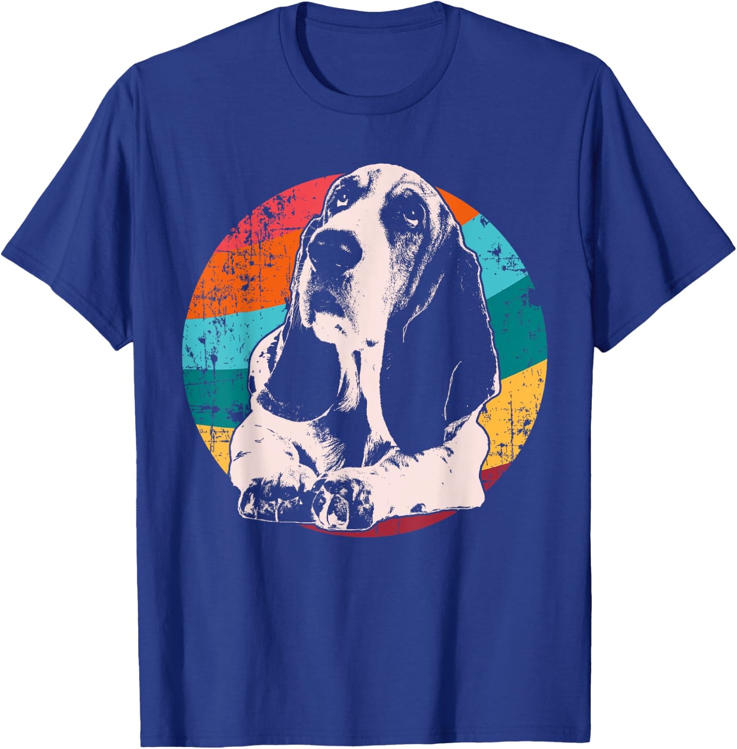 Basset Hound Dog T-Shirt - T-Shirt | Royal
