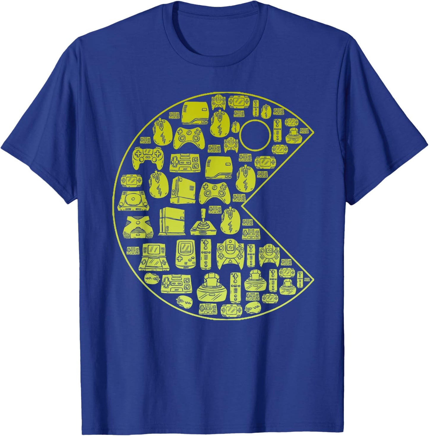 Vintage Video Game Player 1980 Retro Millennial Gamer T-Shirt - T-Shirt | Royal