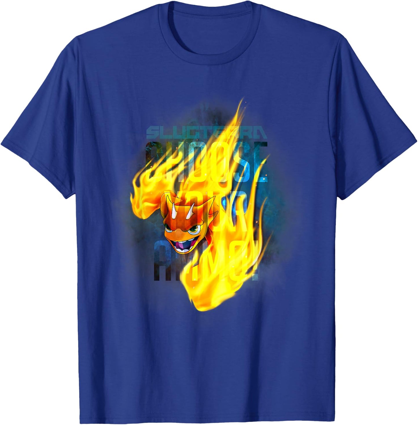 Slugterra - Choose Your Ammo - Burpy T-Shirt - T-Shirt | Royal