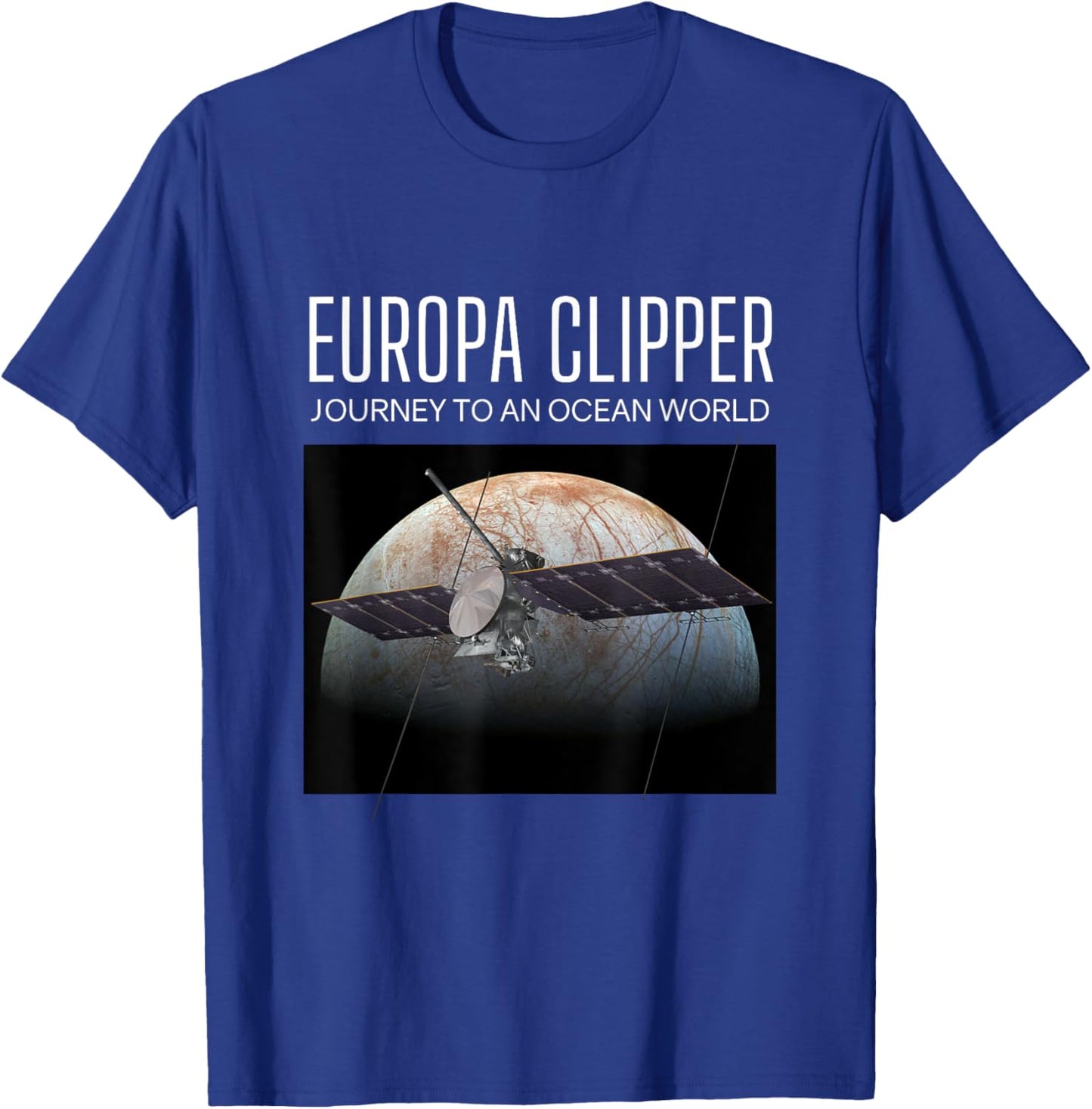 Europa Clipper Space Exploration T-Shirt - T-Shirt | Royal