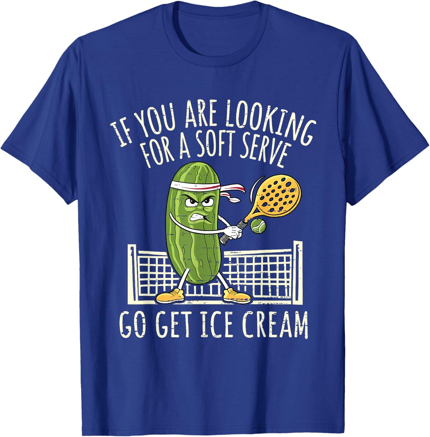 Funny Pickleball Player Paddleball Lover Coach Men Women Kid T-Shirt - T-Shirt | Royal