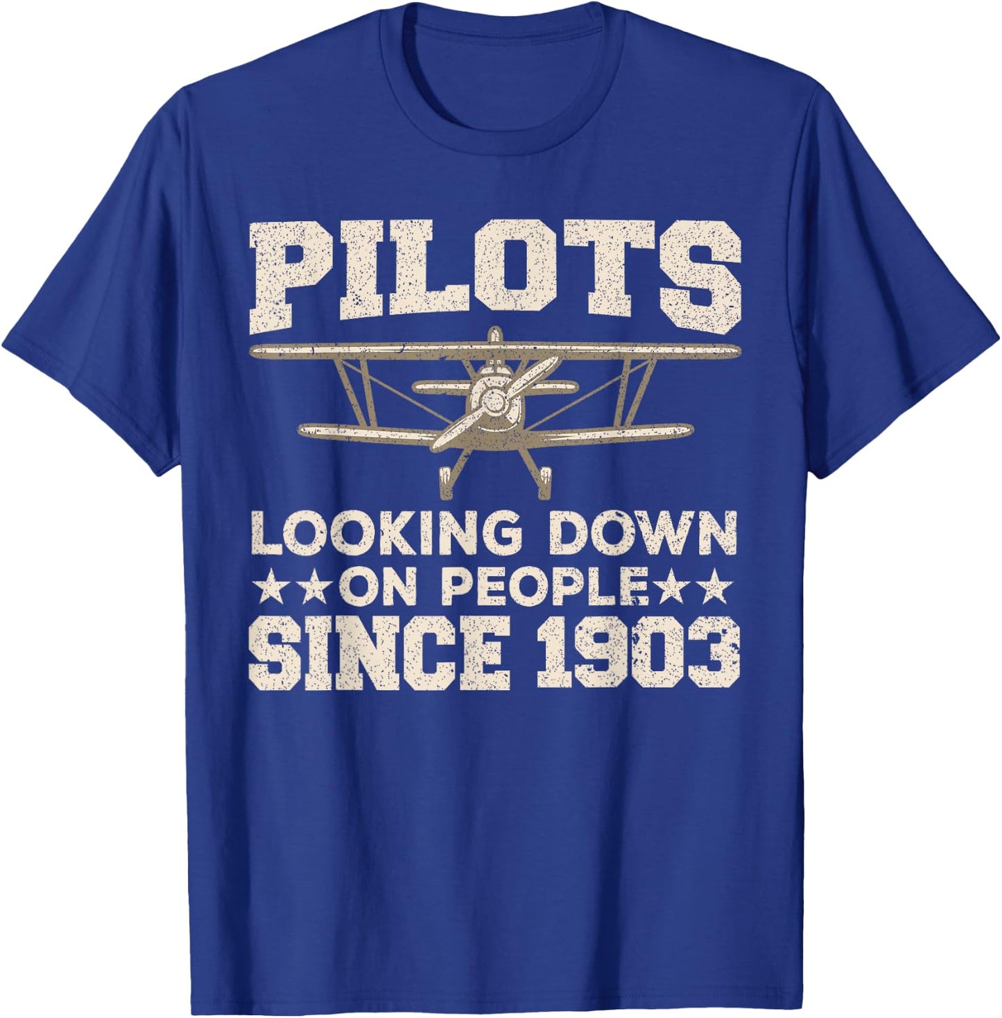 Funny Pilot Design Women Aviation Airplane Pilot T-Shirt - T-Shirt | Royal