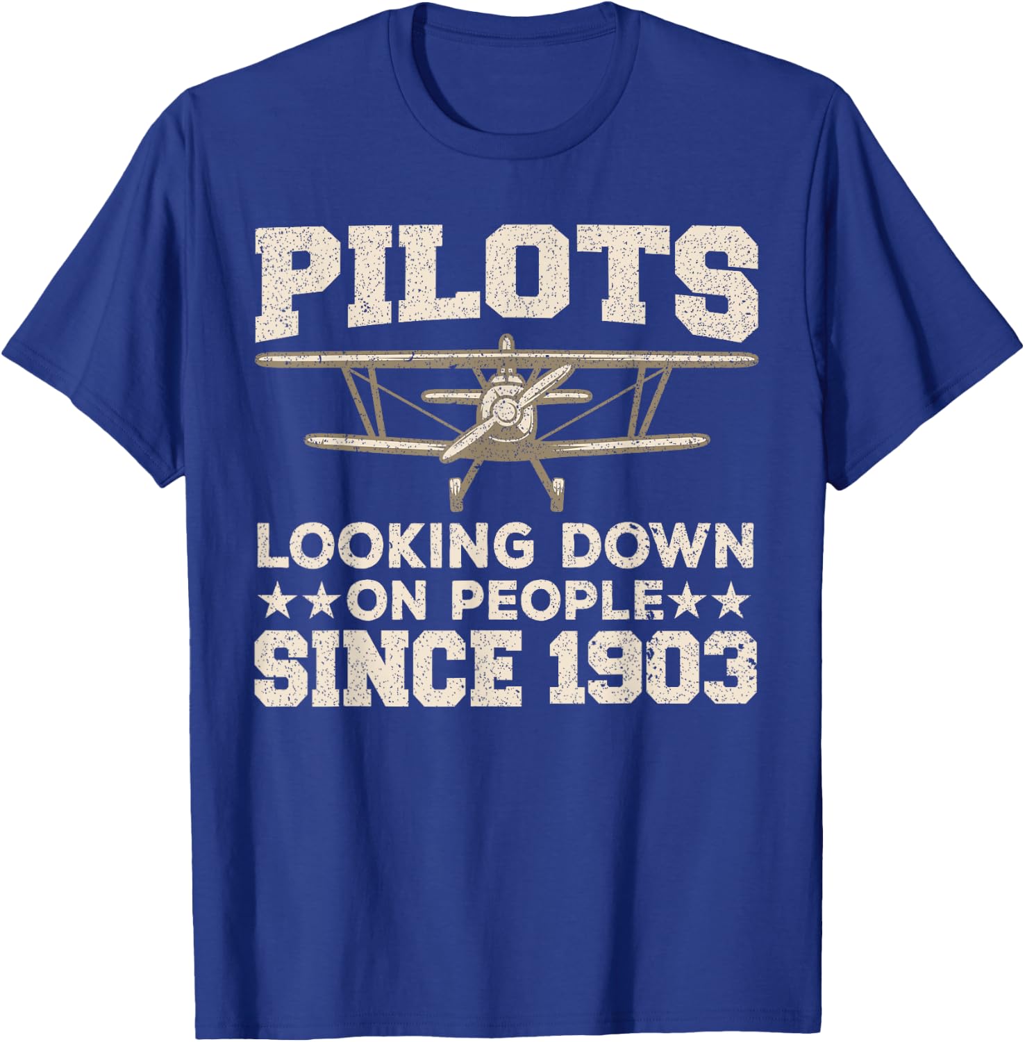 Funny Pilot Design Women Aviation Airplane Pilot T-Shirt - T-Shirt | Royal