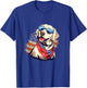 Yellow Lab 4th of July Design: Patriotic Pup Labrador Pride T-Shirt - T-Shirt | Royal
