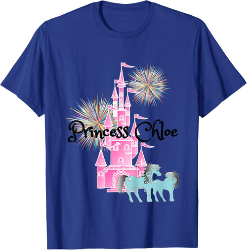 Kids Princess Chloe Name Girls Personalized Custom