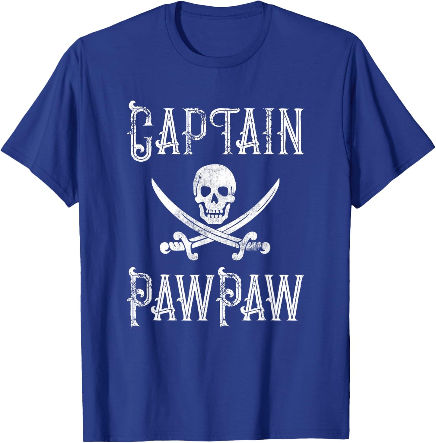 Boat Captain PawPaw - Boating Grandpa Nautical T-Shirt - T-Shirt | Royal
