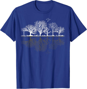 Nature Trees and Forest T-Shirt - T-Shirt | Royal