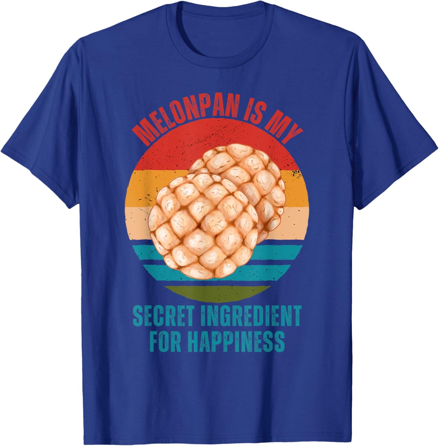 Vintage Melonpan Is My Secret Ingredient For Happiness T-Shirt - T-Shirt | Royal