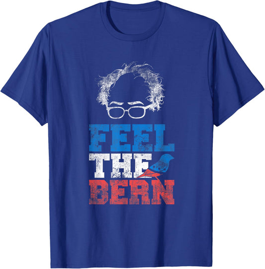 Bernie 2020 - Feel The Bern Bernie Sanders Sparrow Bird T-Shirt - T-Shirt | Royal