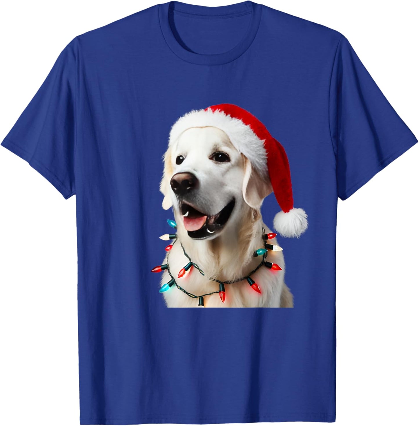 Christmas English Cream Golden Retriever Mom Dog Puppy Xmas T-Shirt - T-Shirt | Royal